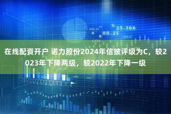 在线配资开户 诺力股份2024年信披评级为C，较2023年下降两级，较2022年下降一级